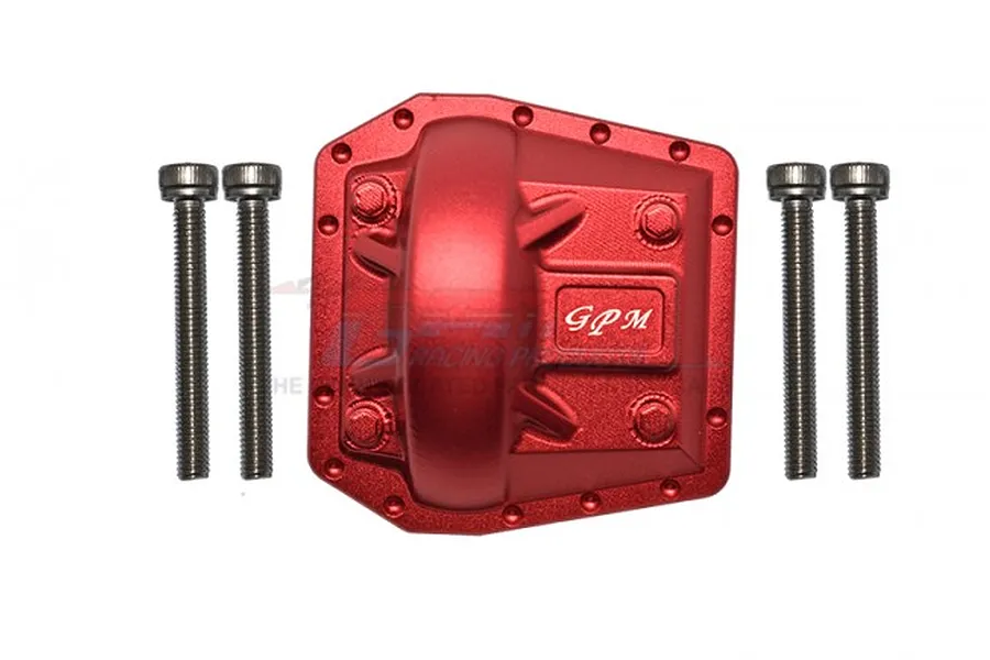 GPM Red Aluminium Front or Rear Gearbox Cover image 66007