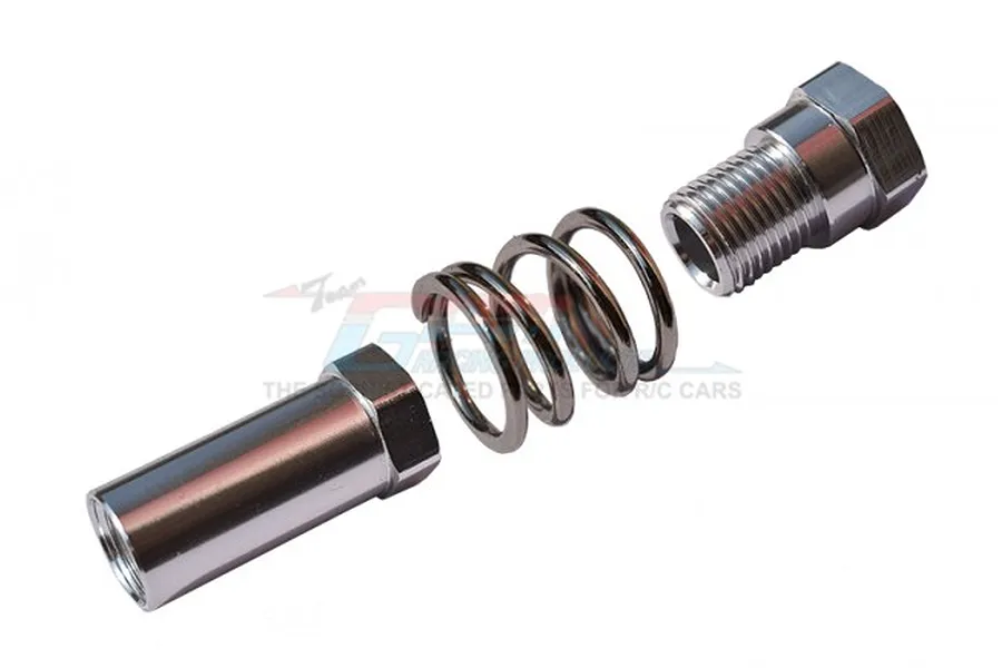 GPM Silver Aluminium Steering Posts 3Pcs image 1