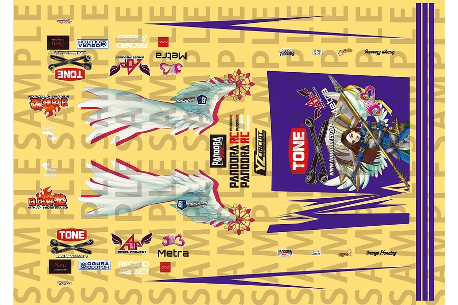 Pandora Nanami Tsukamoto Decal Set image 66164