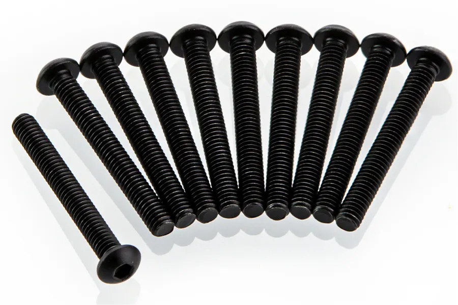 HPI 2.5x20mm Fine Thread Button Head Screws 10Pcs image 66210