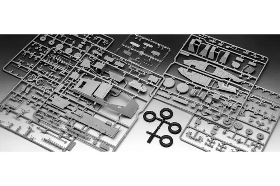 Revell 1/35 German Command Armoured Vehicle Sd.Kfz.247 Ausf.B Scale Model Kit image 66260