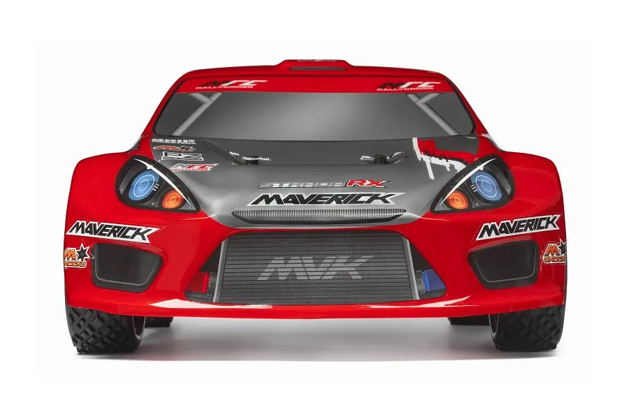 Maverick 1/10 Strada RX Red Rally Painted Body Shell image 66264