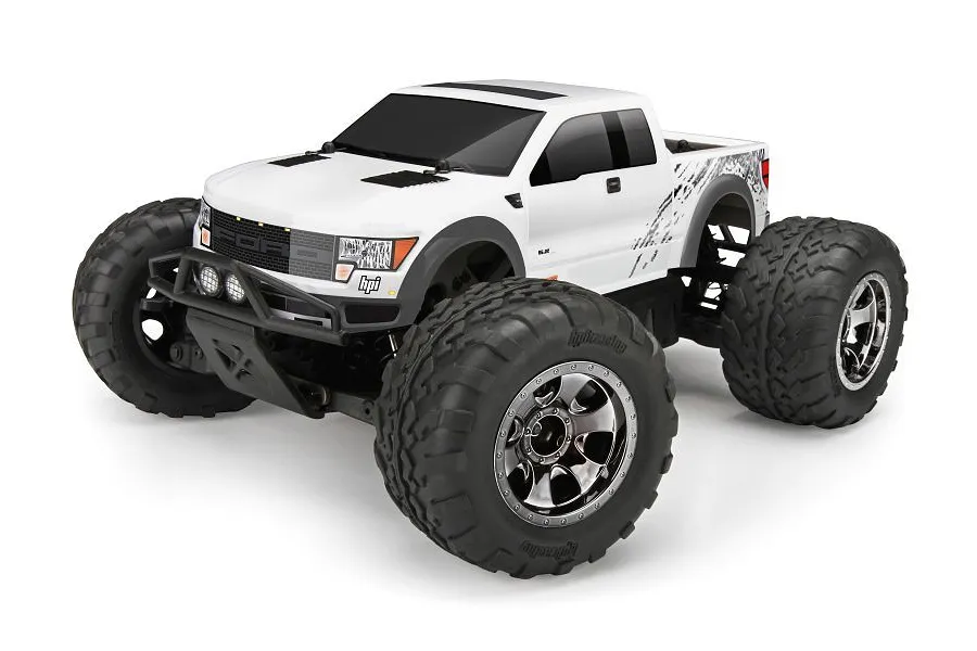 HPI Savage XS 1/12 Ford F-150 SVT Raptor Unpainted Body Shell image 66265