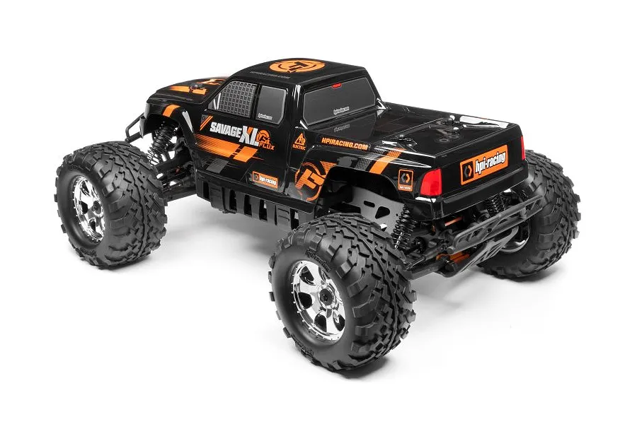 HPI 1/8 Savage XL Flux Black Painted Body Shell image 66269