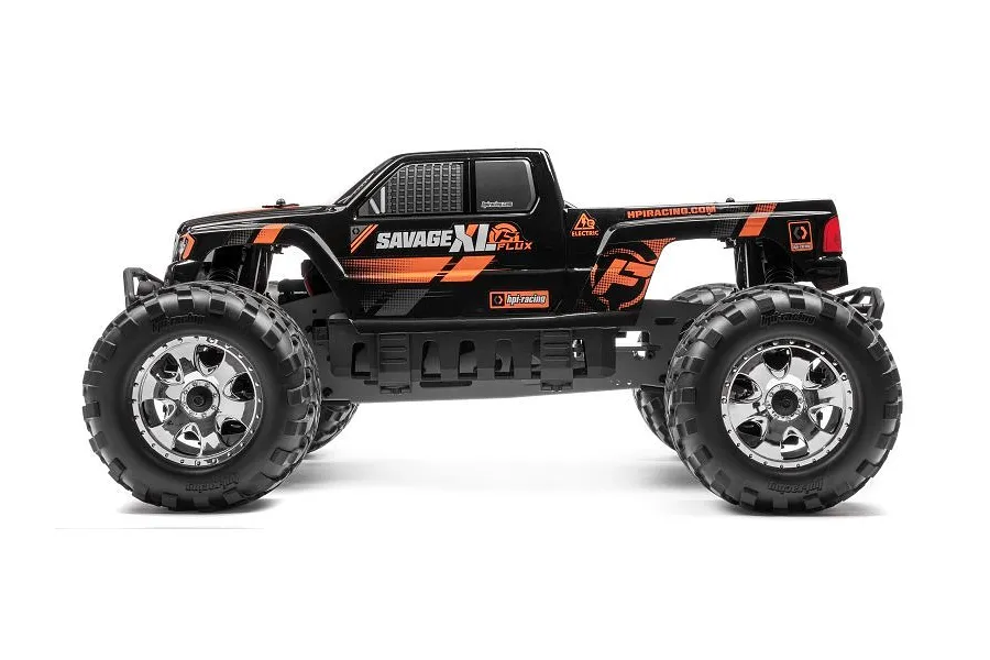 HPI 1/8 Savage XL Flux Black Painted Body Shell image 66270