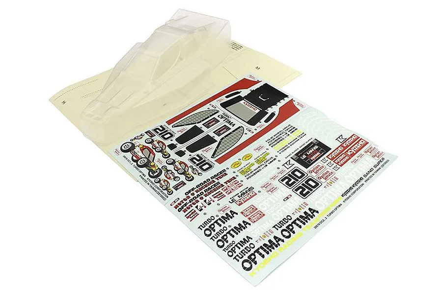 Kyosho 1/10 Turbo Optima Unpainted Body Shell image 66277
