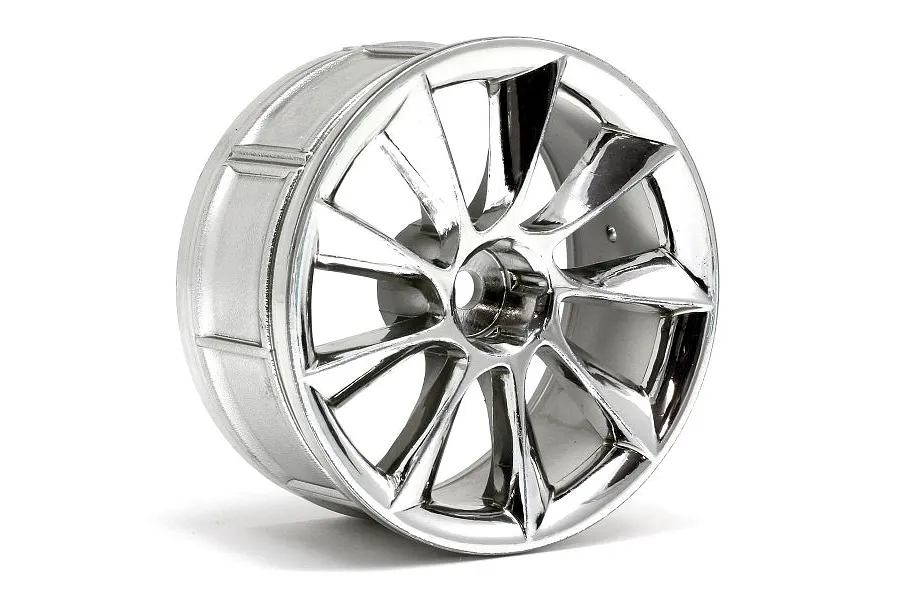 HPI 2.1&amp;quot; (3mm Off-Set) LP29 ATG RS8 Chrome Rims 2Pcs image 6634