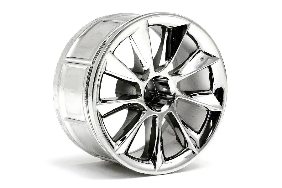 HPI 2.1&amp;quot; (6mm Off-Set) LP32 ATG RS8 Chrome Rims 2Pcs image 6638