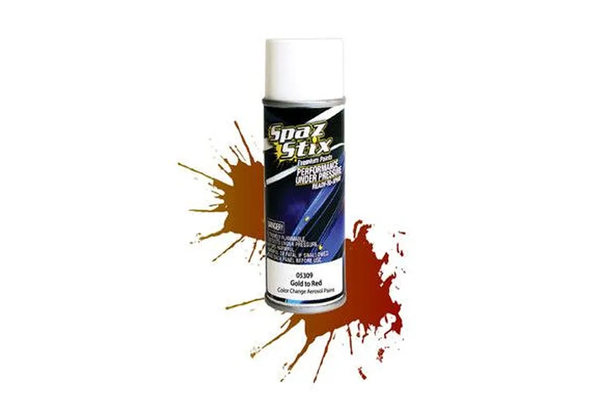S Stix Gold/Red Color Change Enamel Spray Paint 100ml image 66379