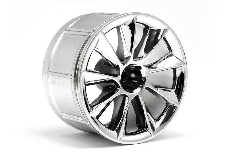 HPI 2.1&amp;quot; (9mm Off-Set) LP35 ATG RS8 Chrome Rims 2Pcs image 6640