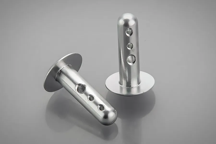 Rovan Silver Aluminium Wing Mounting Posts 2Pcs image 66424