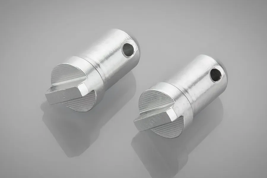 Rovan Silver Aluminium Front Radio Box Mounting Posts 2Pcs image 66432