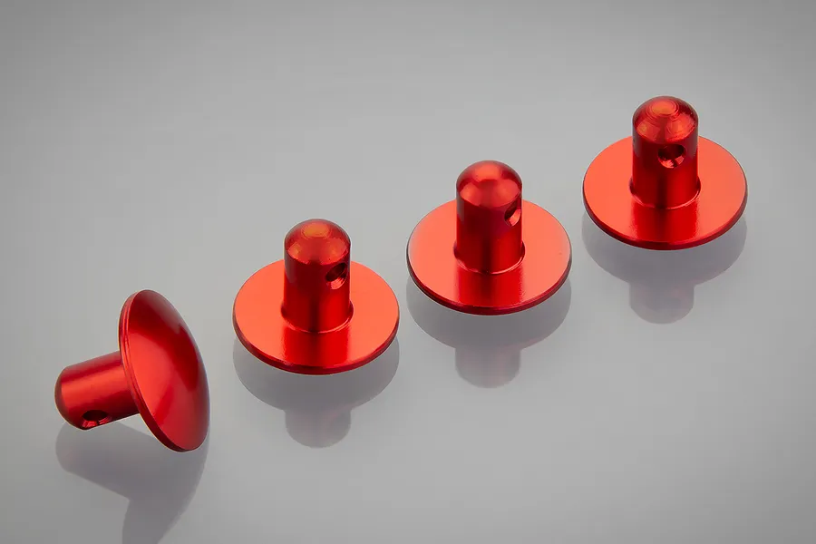 Rovan Orange Aluminium Rear Lower Body Shell Posts 4Pcs image 66437