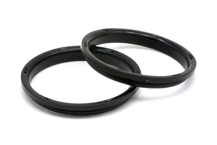 HPI 2.1&amp;quot; (6mm Off-Set) LP32 Yokohama AVS Chrome Rims 2Pcs image 6645