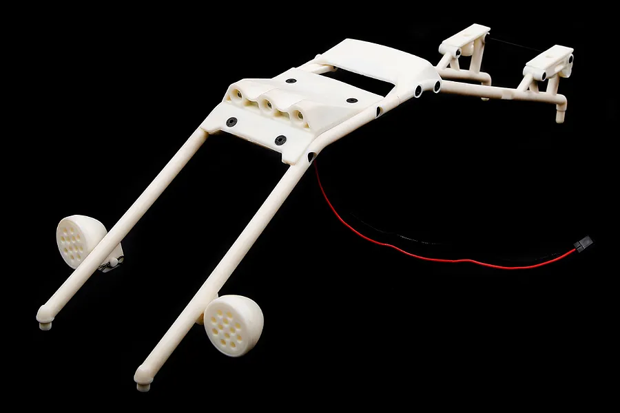 Rovan Baja White 5B/5SC/5T Roll Bar Set w/ LED Mount (with LEDs) image 66493