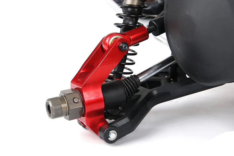 Rovan V2 Orange Aluminium Rear Hub Carriers Set image 3