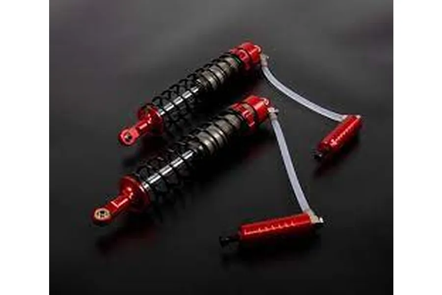 Rovan Orange Aluminium 10mm Heavy Duty Rear Shocks w/ Reservoir 2Pcs image 1