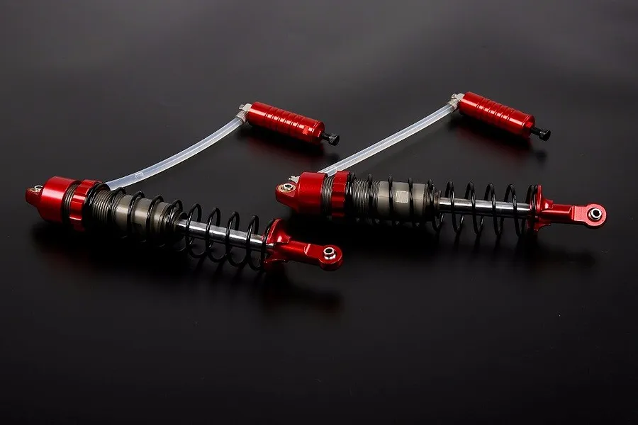 Rovan Orange Aluminium 10mm Heavy Duty Rear Shocks w/ Reservoir 2Pcs image 66528