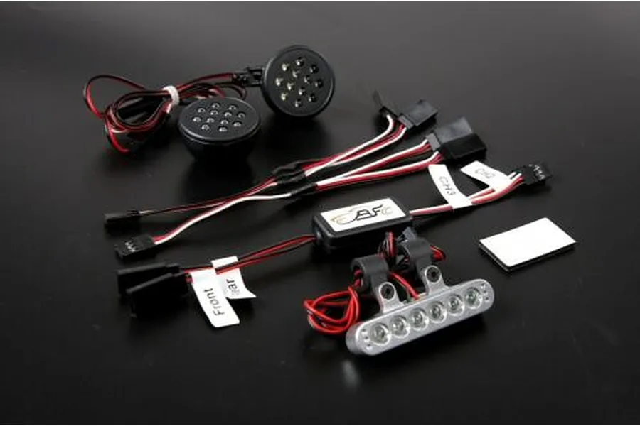 Rovan Light Controller Kit w/ Rear Silver Lights and Front Lights image 66550