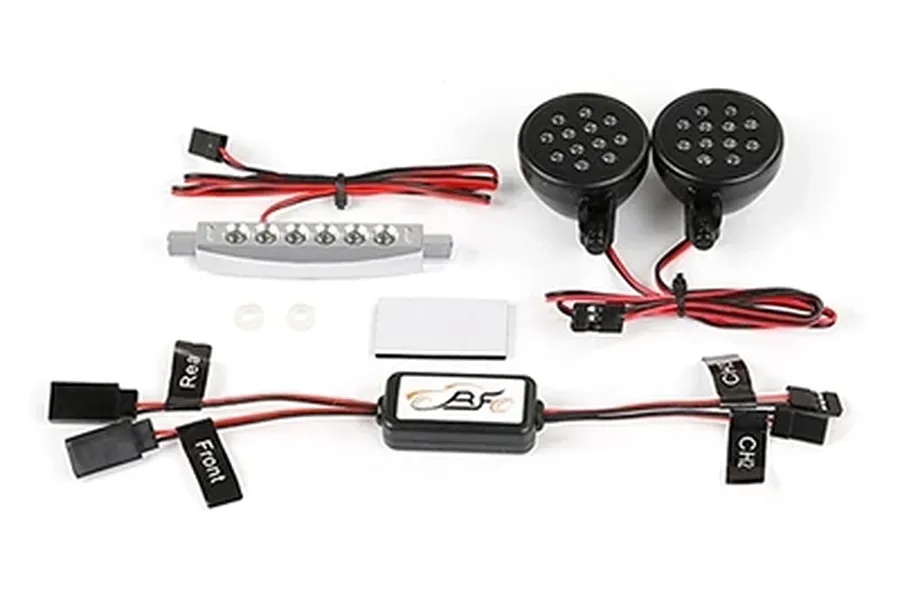Rovan Light Controller w/ Silver Rear Light and Front Lights image 66552