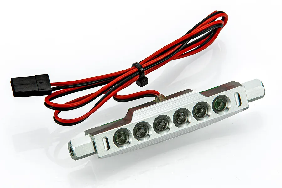 Rovan Silver Aluminium Baja Rear Tail Light LED Set image 66563