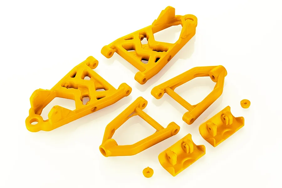 Rovan Yellow Front Suspension Arm Complete Set image 66595