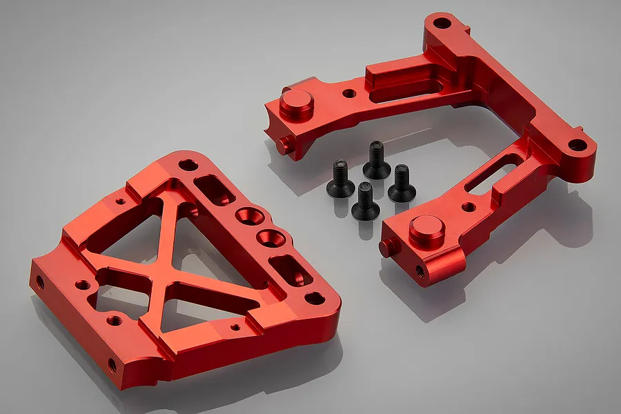 Rovan Orange Aluminium Rear Bulkheads 2Pcs image 66626