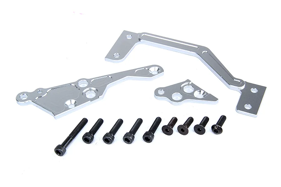 Rovan Silver Aluminium Engine Brace Mounts image 66628