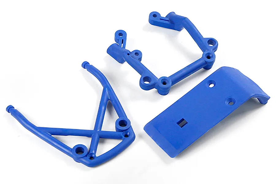 Rovan Blue Front &amp;amp; Rear Bumper Set image 66636