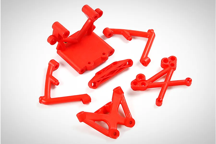 Rovan Red Front Shock Tower Set image 1
