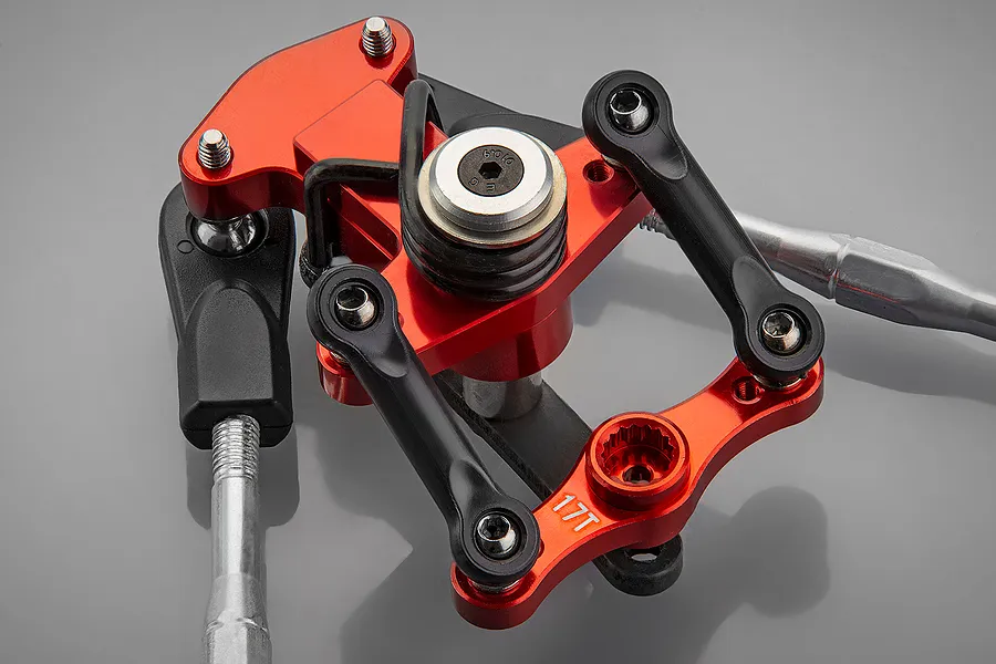 Rovan Orange Aluminium Symmetrical Steering Conversion Kit w/ Plastic Rod Ends image 66718