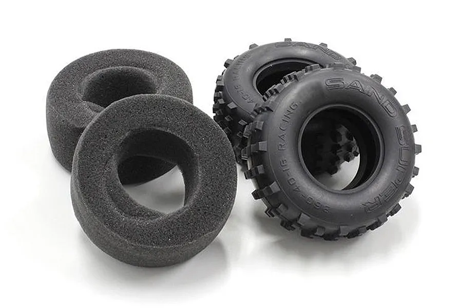 Kyosho 1/10 Scorpion Soft Compound Rear Tyres w/ Foam Inserts 2Pcs image 66736
