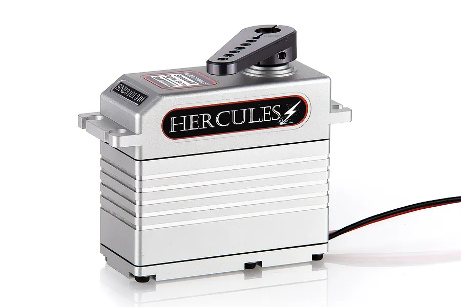 HiLantronics 1/5 Silver Aluminium HLT7000BL 77kg 8.4v Metal Geared Waterproof Servo w/ Aluminium Servo Horn image 66789