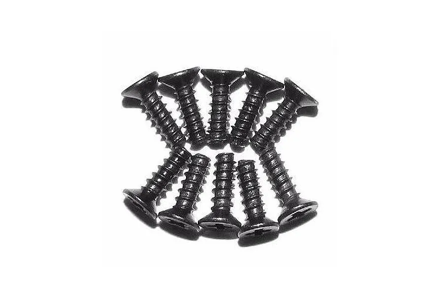 BlackZon 2x8mm Coarse Thread Countersunk Head Screws 10Pcs image 66819