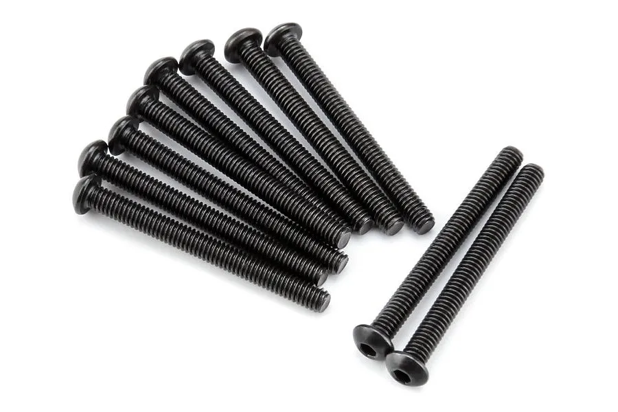 HPI 2.5x25mm Fine Thread Button Head Screws 10Pcs image 66855