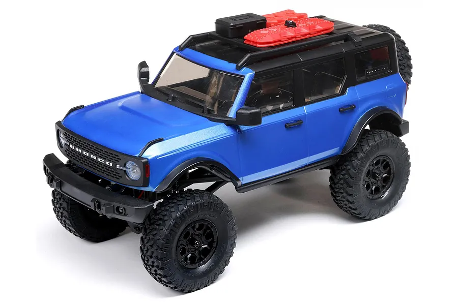 Axial SCX24 2021 Ford Bronco RC Rock Crawler Electric 4WD 1/24 Scale RTR - Blue image 66907