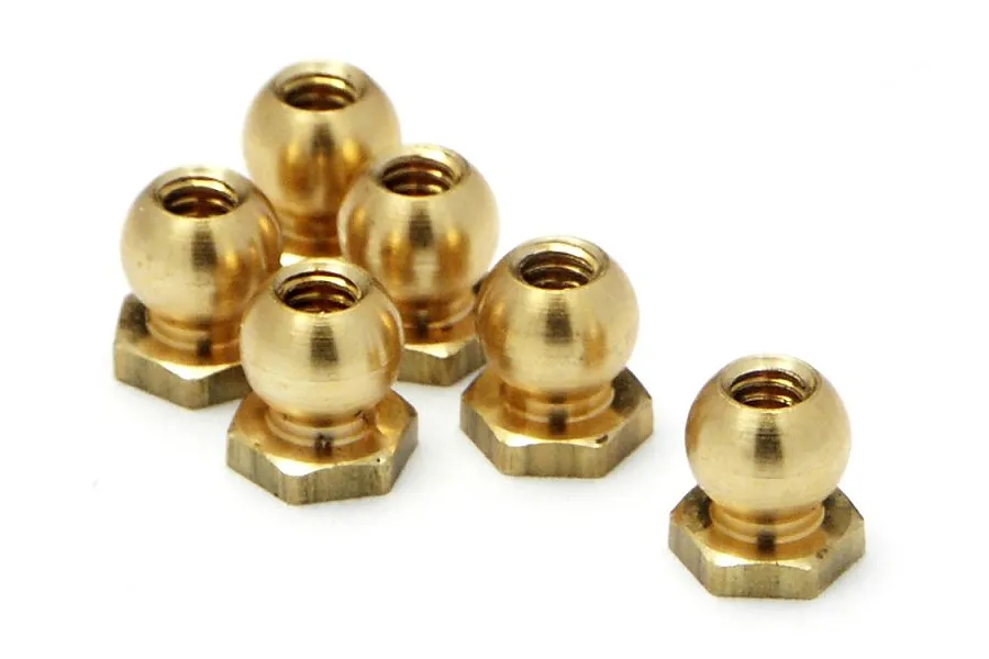 HPI Micro RS4 2x3.8x4.5mm Ball Nuts 6Pcs image 6697