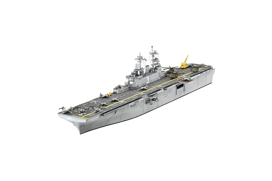 Revell 1/700 Assault Carrier USS WASP Class Scaled Plastic Model Starter Kit image 67048