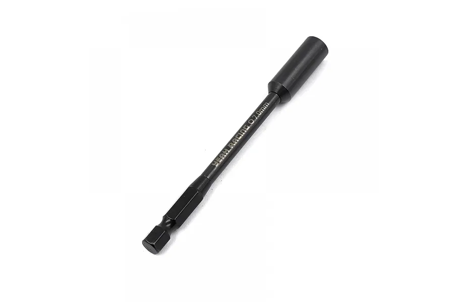 Yeah Racing Hardened Steel Power Tip 7mm Nut Driver w/ Titanium Coating 2Pcs image 67143