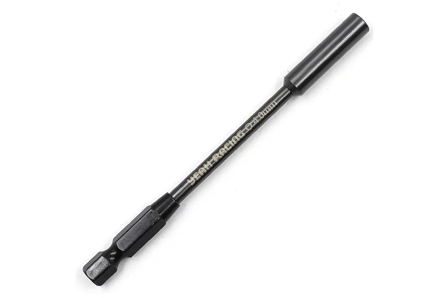 Yeah Racing Hardened Steel Power Tip 4mm Nut Driver w/ Titanium Coating 2Pcs image 67145