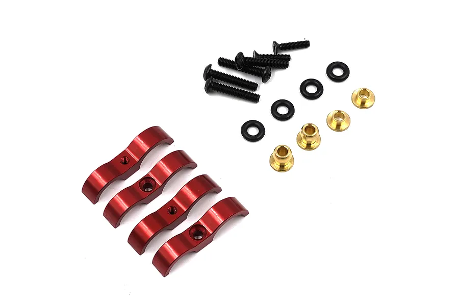 Yeah Racing DDP Red Mounting Hardware Shock Replacment Set image 67171