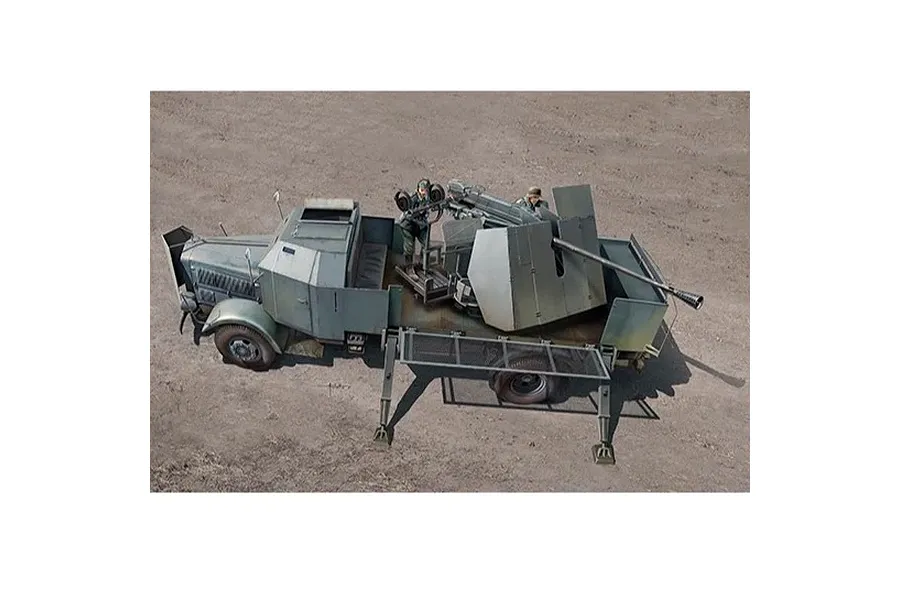 Trumpeter Trumpeter 1/35 L4500A Mit 5cm Flak 41 II Plastic Model Kit image 67173