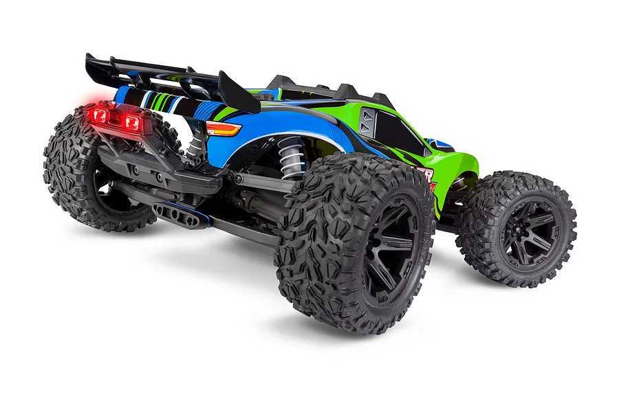 Traxxas Rustler 4x4 RC Stadium Truck Electric 4WD 1/10 Scale RTR with LED Light Kit image 67243