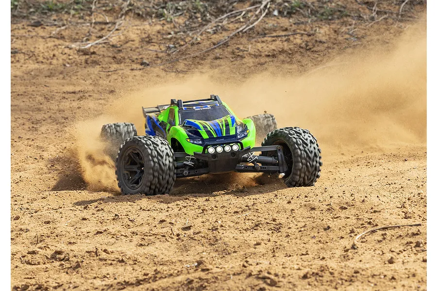 Traxxas Rustler 4x4 RC Stadium Truck Electric 4WD 1/10 Scale RTR with LED Light Kit image 67252