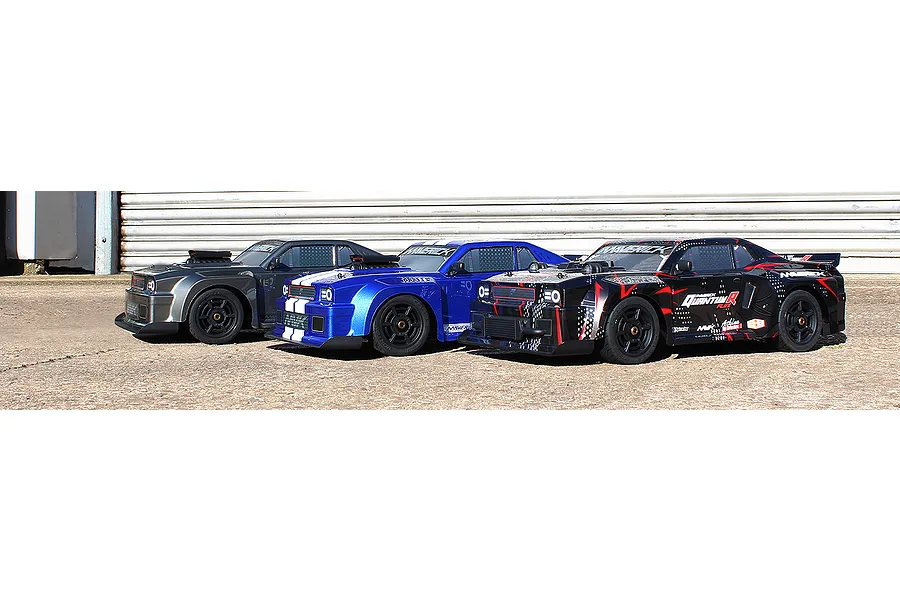Maverick Quantum R Flux 4S RC Muscle Car Electric Brushless 4WD 1/8 Scale RTR - Black/Red image 67282
