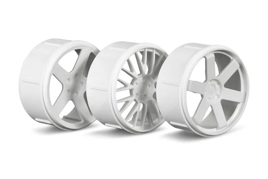 HPI 1.2&amp;quot; Micro RS4 White Rims 2Pcs image 6731