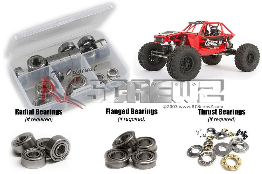 RC Screwz Capra 1.9 4WS Complete Metal Shielded Bearing Kit image 67373