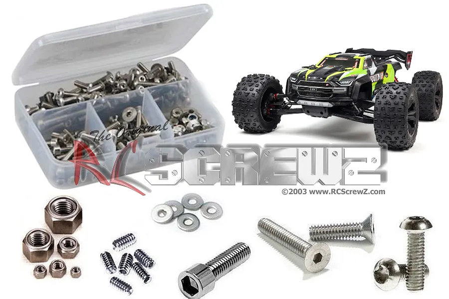 RC Screwz Kraton 8s Complete Stainless Screw Kit image 67386