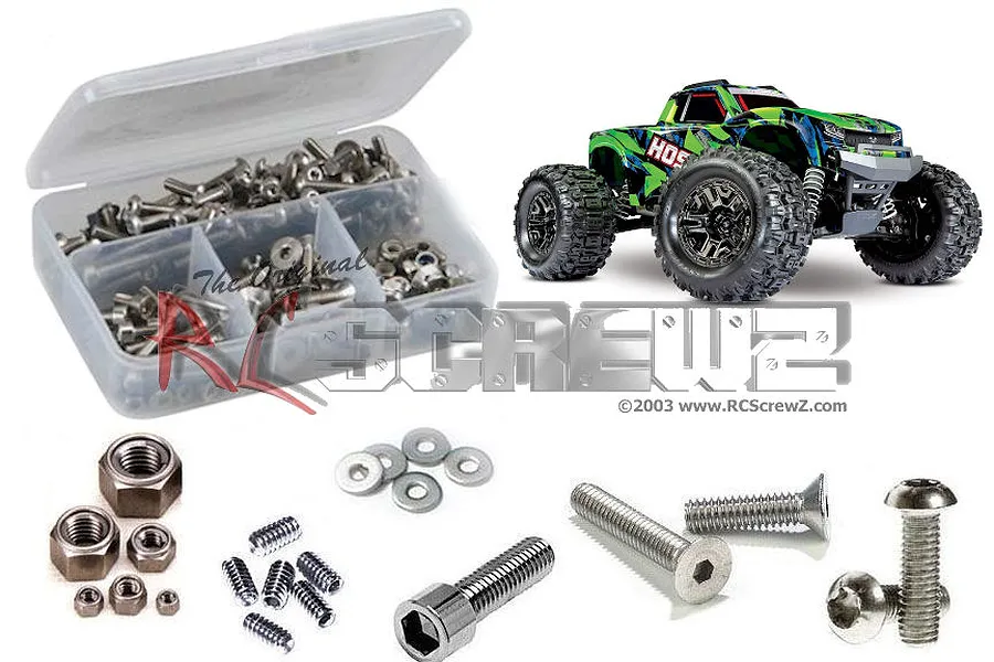 RC Screwz Hoss 4×4 VXL Complete Stainless Screw Kit image 67388