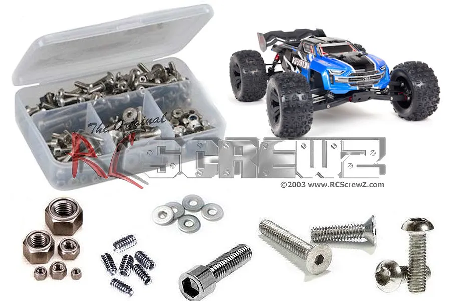 RC Screwz Kraton 6s BLX V5 Complete Stainless Screw Kit image 67392